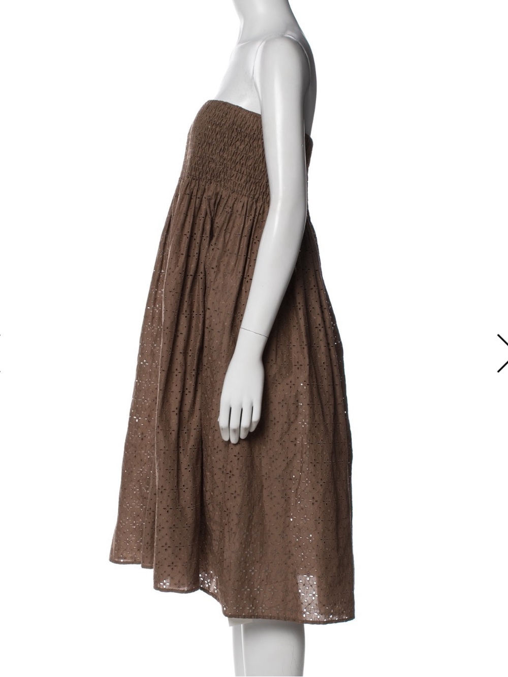 MARYSIA SWIM RESORT COCO BROWN EYELET COVERUP - Dress or skirt - Picture 3 of 6